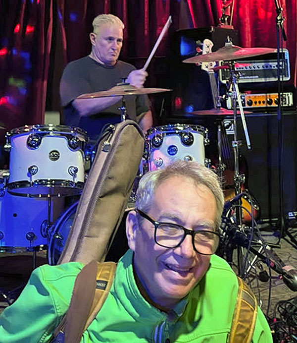 george hurley (on the drums) and mike watt at 'the sardine' on sep 17, 2026 by hiyori minato