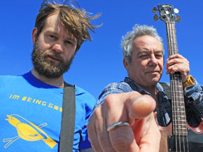 sam dook and mike watt (l to r) of cuz in brighton, england on april 9, 2014 - photo by ian parton sam dook and mike watt (l to r) of cuz in brighton, england on april 9, 2014 - photo by ian parton'