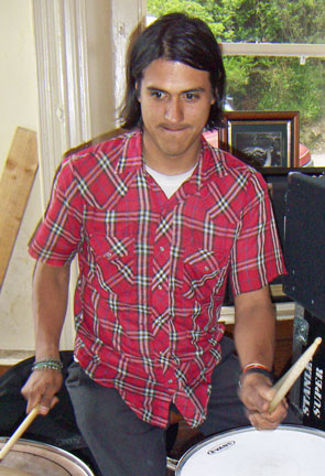 raul on drums