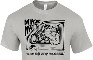 'the man in the van (again)' tshirt, artwork by jer warren 'the man in the van (again)' tshirt, artwork by jer warren