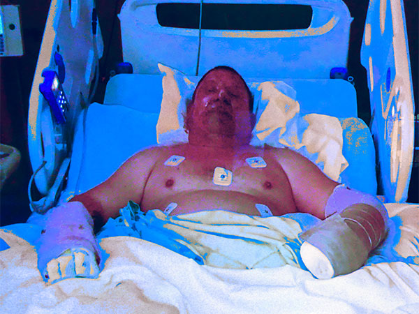 video still at kyele's pad in warren, ri of joe de in the hosp