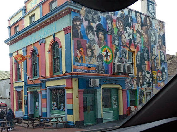 outside 'the prince albert' in brighton, englnad