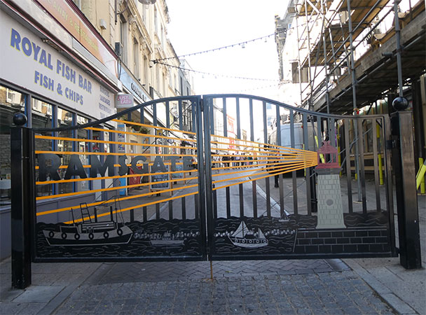 downtown ramsgate, from 'the music hall' to 'the royal harbour'