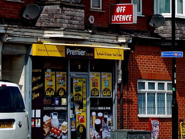 off license convenience store in southampton