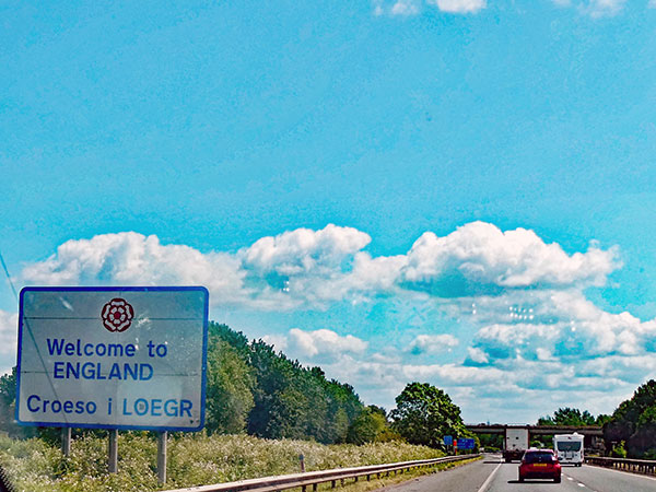 on the way to liverpool, england