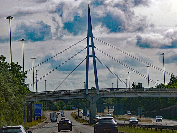 on the way from liverpool to manchester