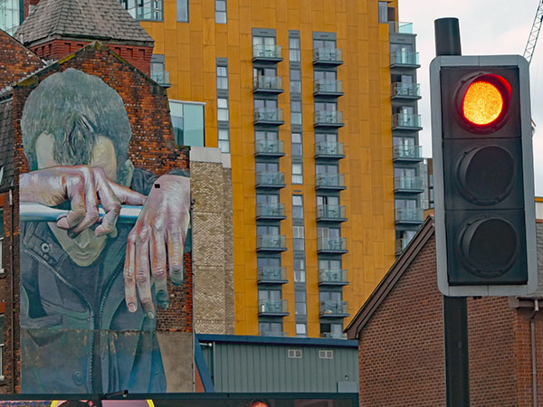 on the way to 'gullivers' in manchester