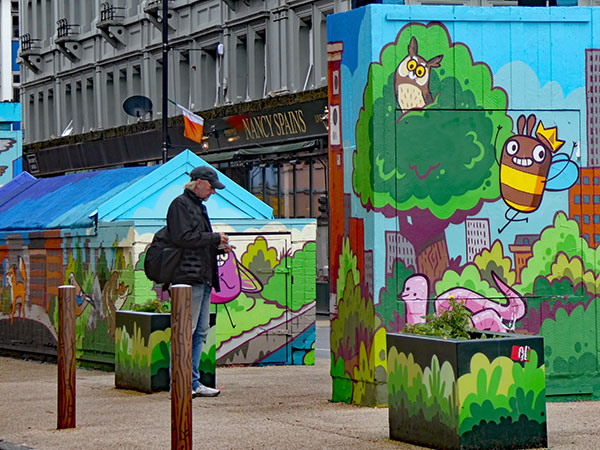 on the way to 'gullivers' in manchester