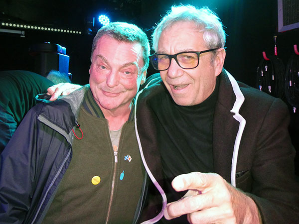 howie reeve + mike watt (l to r) - photo by puppet midnight