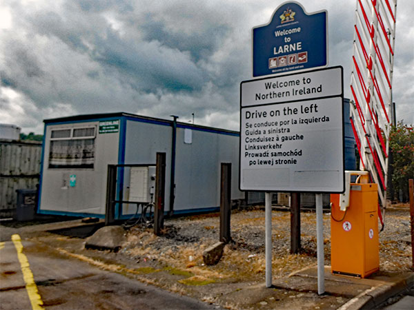 on the way to belfast from larne