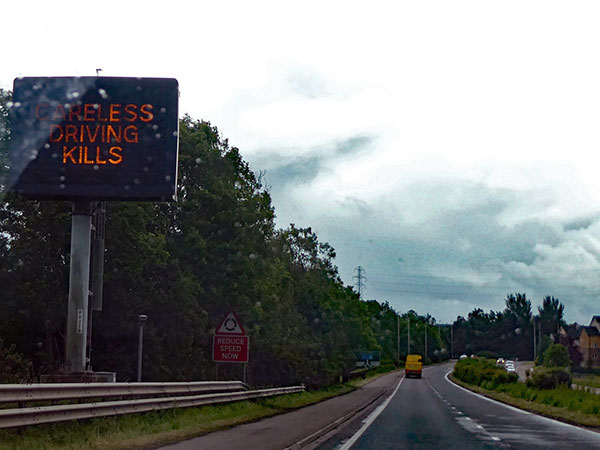 on the way to belfast from larne