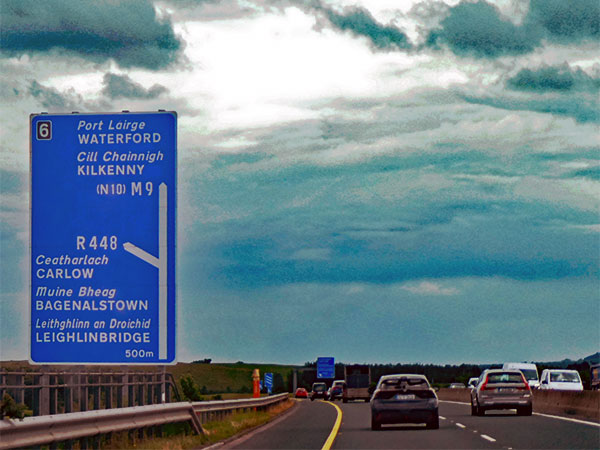 on way to waterford from belfast