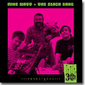 cover art for mike watt + the black gang's 'rebel girl' for kill rock stars cover art for mike watt + the black gang's 'rebel girl' for kill rock stars