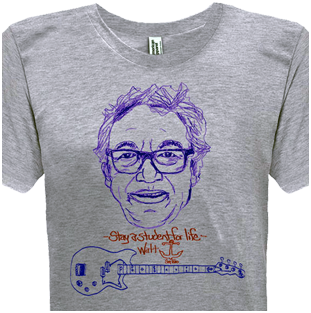 tim kerr designed 'student for life' mike watt tshirt from bifocal media tim kerr designed 'student for life' mike watt tshirt from bifocal media