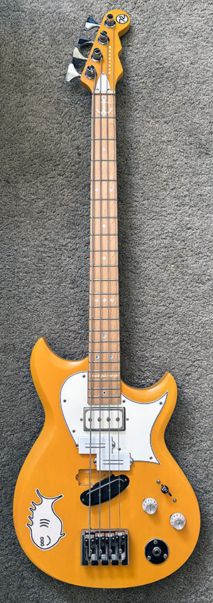 2024 reverend guitars 'wattplower' mark II bass modified by watt 2024 reverend guitars 'wattplower' mark II bass modified by watt