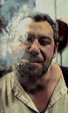 here's me puffin on a 'gar