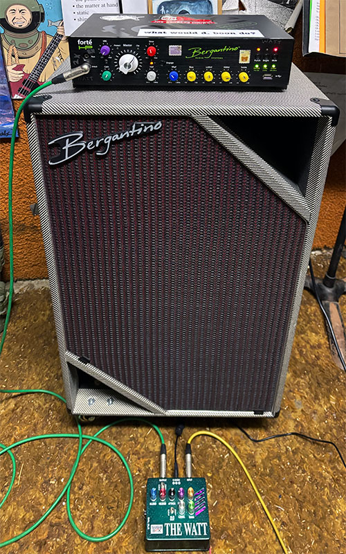 watt's rig for most gigs he does these days